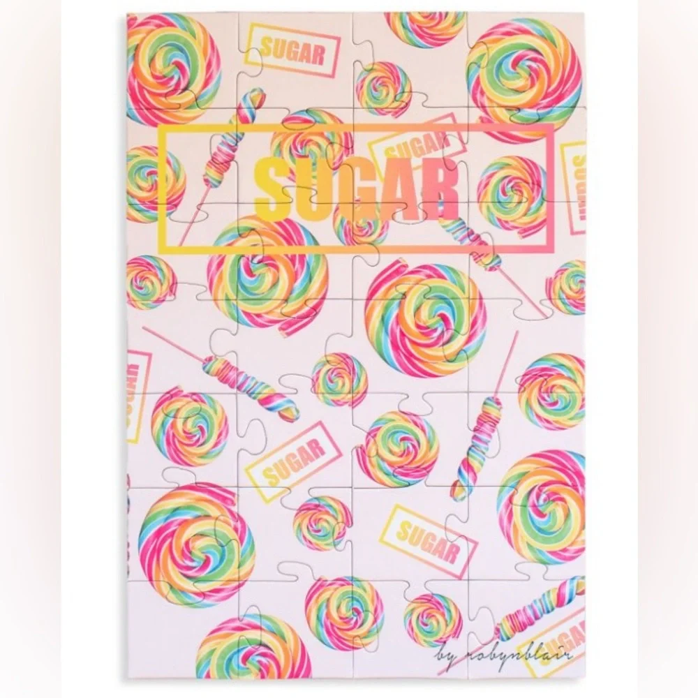 ROBYN BLAIR x Noomie Collection Jigsaw Puzzle, SUGAR lollipops  NWT - Picture 3 of 4